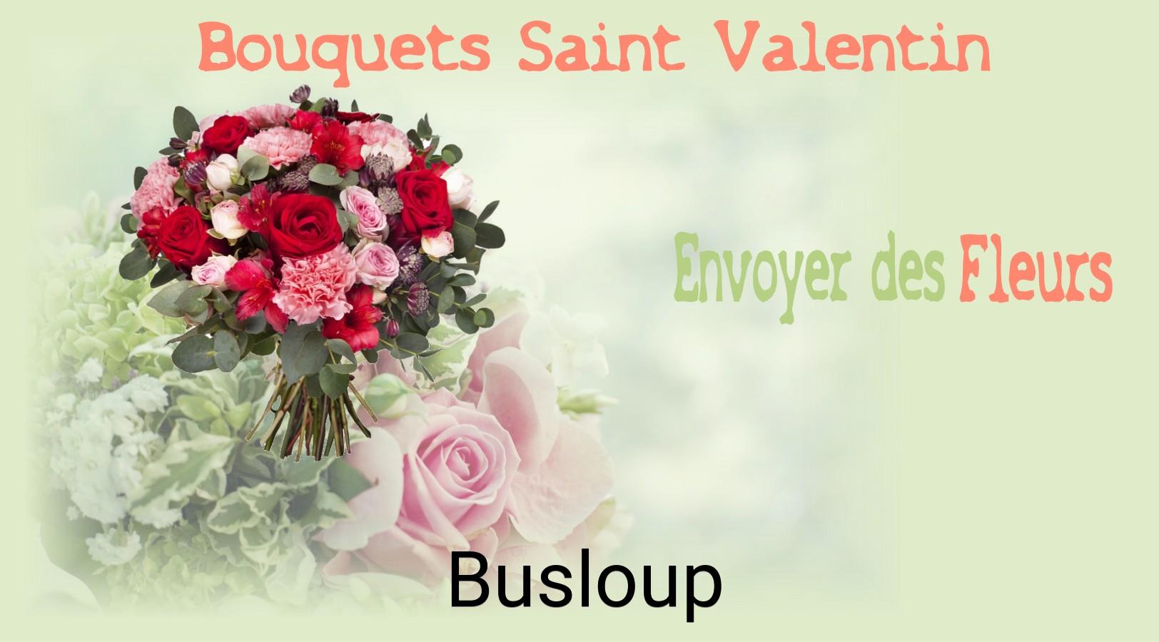 Roses de Saint-Valentin livrées à Busloup